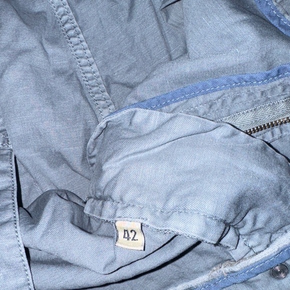 Faherty Blue Pants Men’s Size 42 Stretch Cotton Linen - Picture 3 of 13